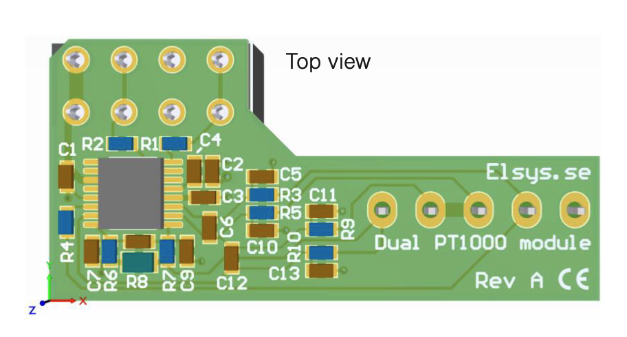 Elsys Dual PT1000 Module